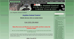 Desktop Screenshot of losangelesanimalcontrol.com